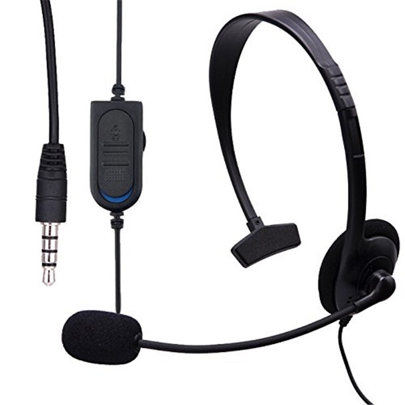 Oficiales gusano Rendición Diadema Mono Auricular Callcenter 3.5mm Microfono Flexible – Madboxpc