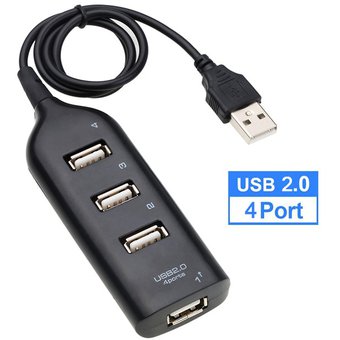 Hub Multiplicador 4 puertos usb 2.0 – Madboxpc